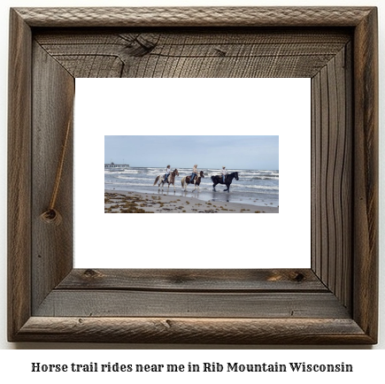 horse trail rides near me in Rib Mountain, Wisconsin